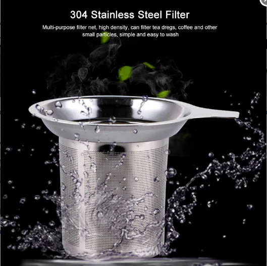 Reusable stainless steel mesh tea infuser tea strainer teapot leaf spice filter drinkware kitchen accessories tea infuser tea strainer tea filter
