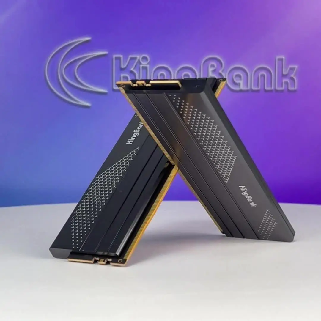 KingBank Black DDR5 Memory 32GB (16GBx2) 7600MHz CL36 High