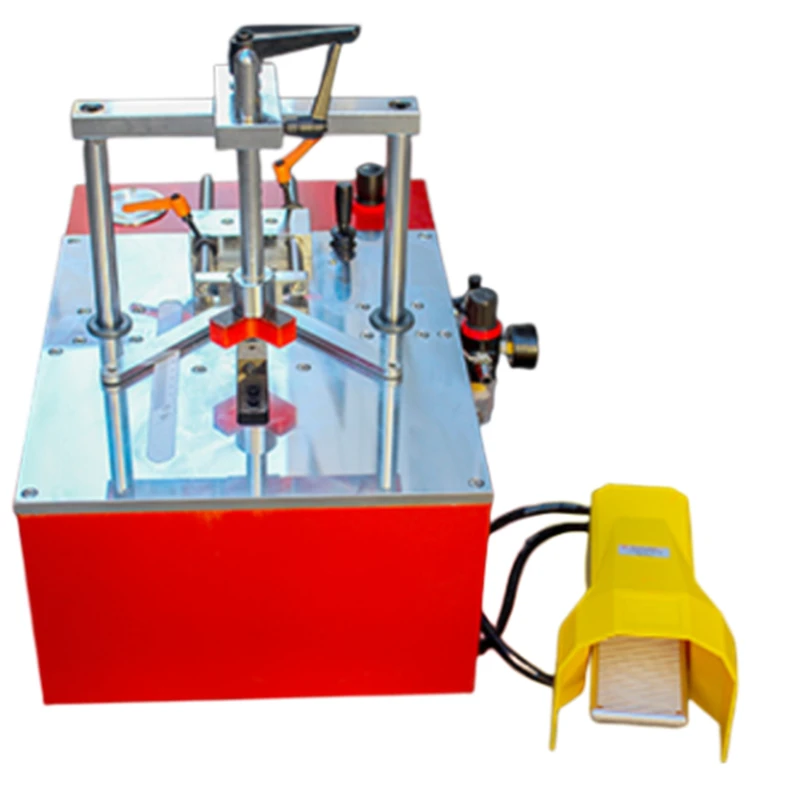 

Frame nailing Angle machine pneumatic frame nailing Angle machine 45 degree picture frame Angle cutting machine picture frame