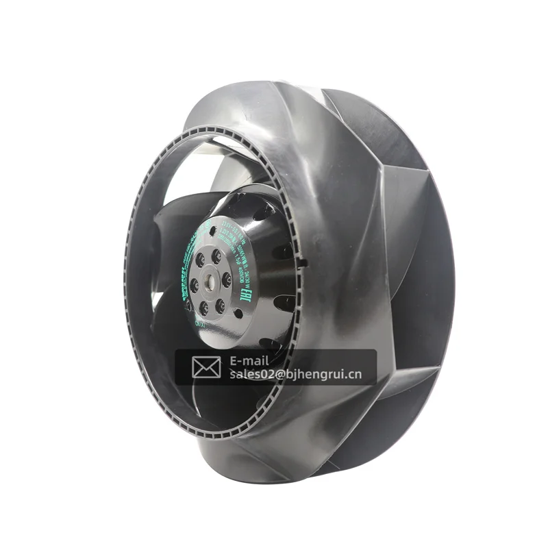 ebmpapst R2E190-RA26-05 พัดลมระบายความร้อนแบบแรงเหวี่ยงขนาด 190 มม. 230V AC 65W 0.23/0.29A 50/60HZ IP44 สำหรับชุดทำความเย็น HVAC 1