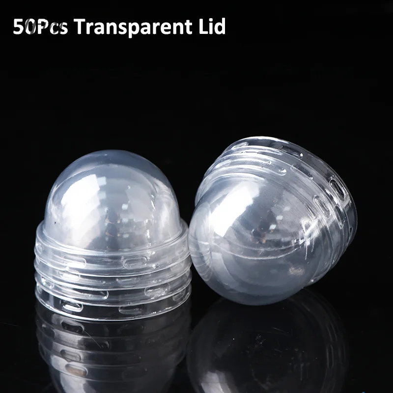 Cupcake Paper Cup Transparent Lid Cover pastry tools 50pcs for Baking Cups Muffin Paper Cup
