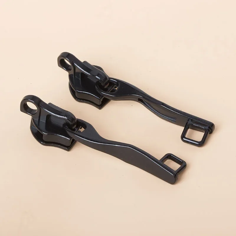 Zipper parts Nylon Single Layer Zipper Head Lock Hole for Suitcase