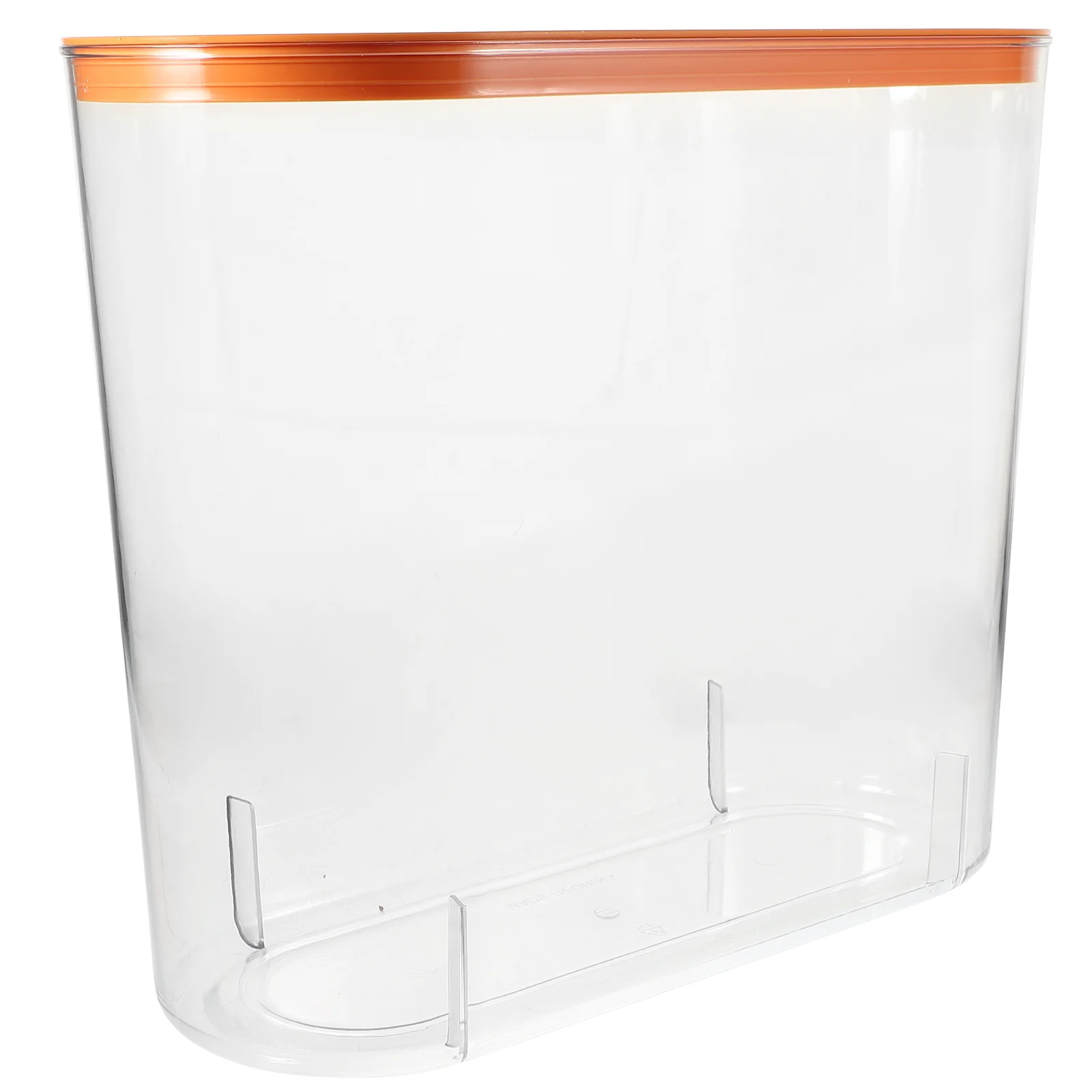 가정용 욕실 및 침실용 투명 쓰레기통, 금이 간 용기, 슬림 쓰레기, 대용량 휴대용 양동이, 애완 동물 