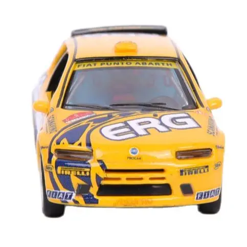 

1:87 Handmade Fiat Punto Rally 2003 Plastic Car Model High-quality simulation Classic Car Model For Collection Decoration