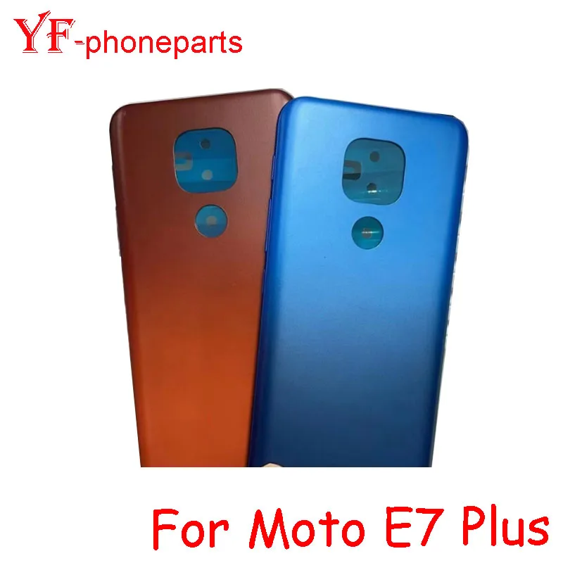 모토로라 모토 E7 파워 E7i 파워 E7 플러스 후면 배터리 커버, 렌즈 케이스 수리 부품, AAAA 품질