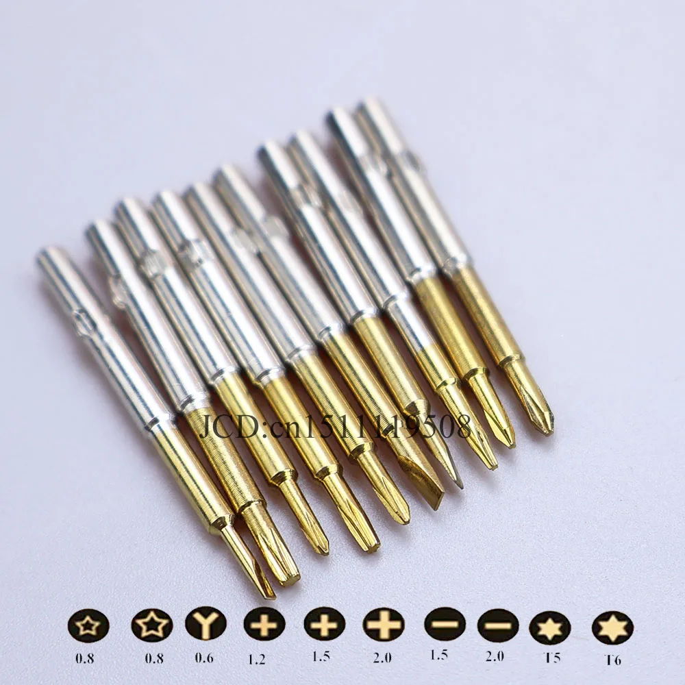 Kit di riparazione multi cacciavite 10 in 1 Set di cacciaviti Strumenti di apertura del telefono Strumenti di riparazione del telefono per Iphone Huawei Xiaomi Utensili manuali - immagine 3
