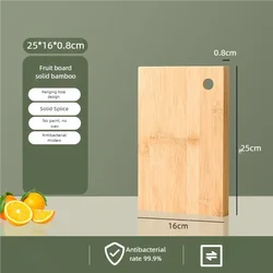Premium Dual - Sided Bamboo & Wood Cutting Board with Anti - Slip Grip for Meat, Vegetables, and Cheese (Bamboo Cutting board)