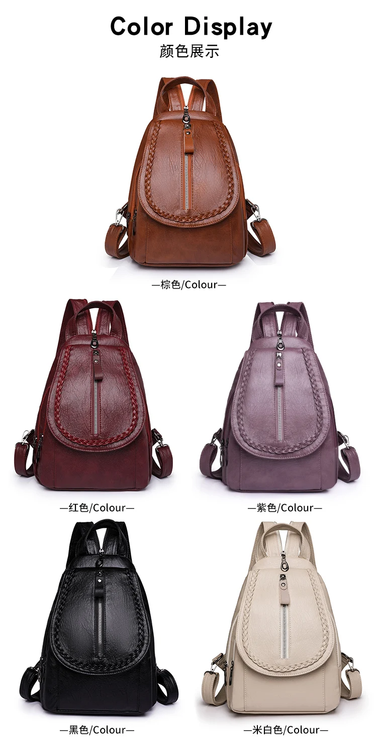 Soft leather shoulder bag for women 2025 new fashionable mini shopping backpack chest bag casual versatile diagonal cross bag