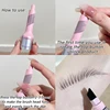 Tint Eyebrows Cream Water Eyebrow Pencil Hairline 2IN1Waterproof Natural Black Brown Ink Press Wild Eyebrow Enhancers Pen Makeup 5