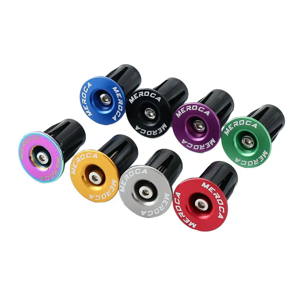 Alloy Cycling Mountain Bike Anti-slip Handlebar End Plug Bike Bar End Plugs Bicycle Grip Handlebar Caps Bicycle Grips Cover