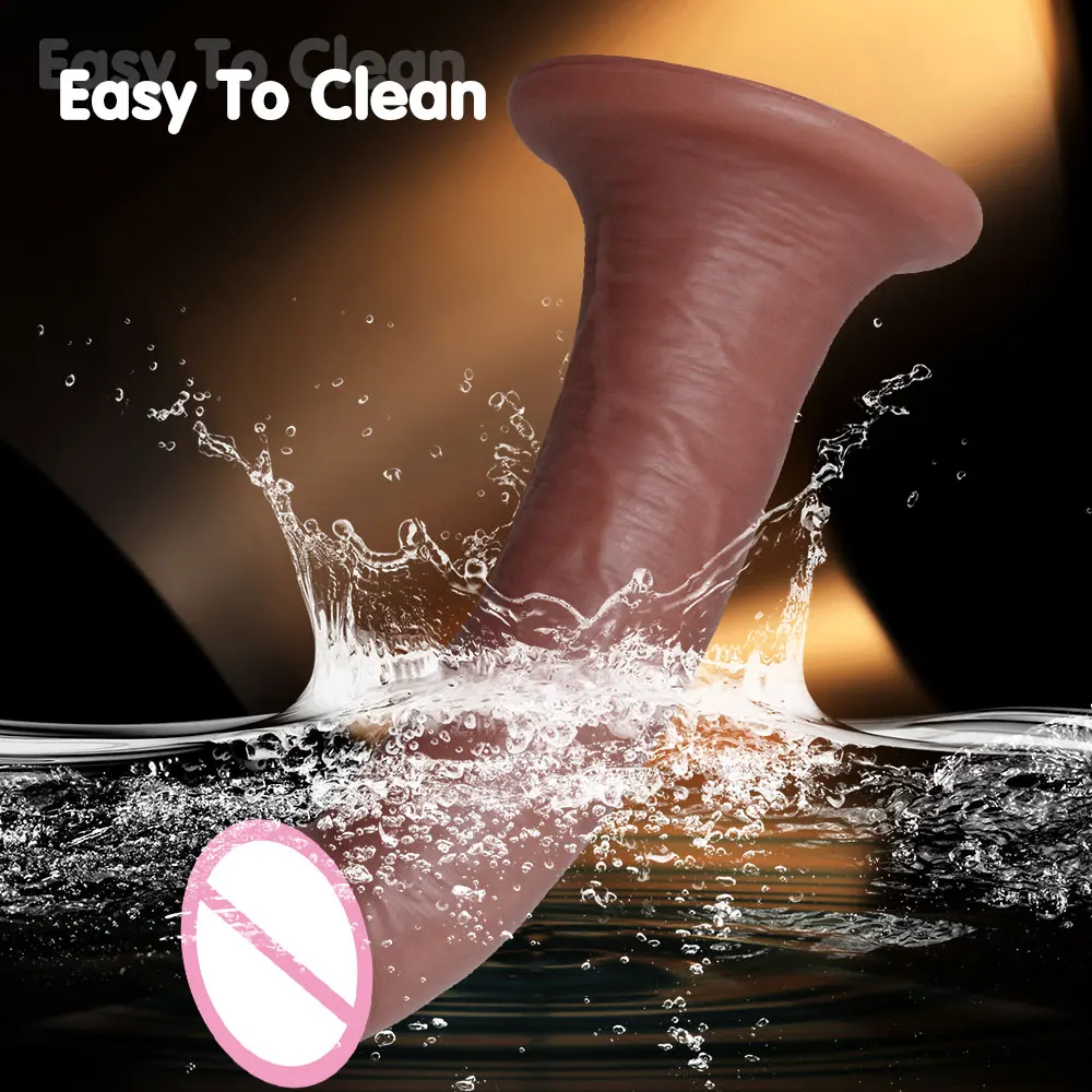 Adult Supplies Sex Toy Realistic Soft Silicone Dildo Suction Cup Male Artificial Penis Dick Woman Masturbator sex toys