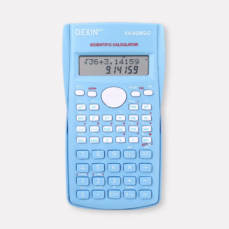 School Engineering Scientific Calculator Students Stationary Calculating Tools Exam Function Creative Color