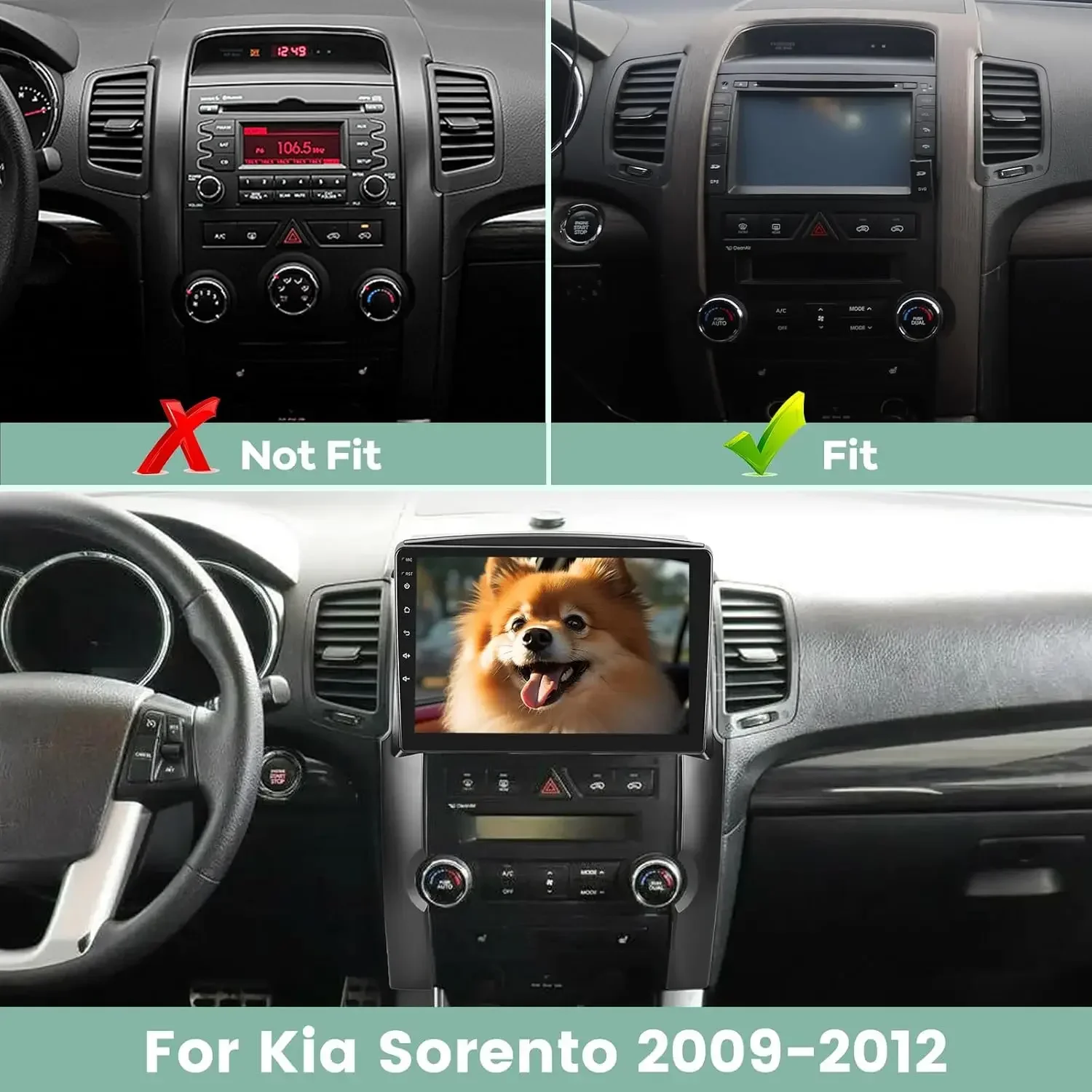 Android Car Stereo Radio GPS Navigation System for Kia Sorento