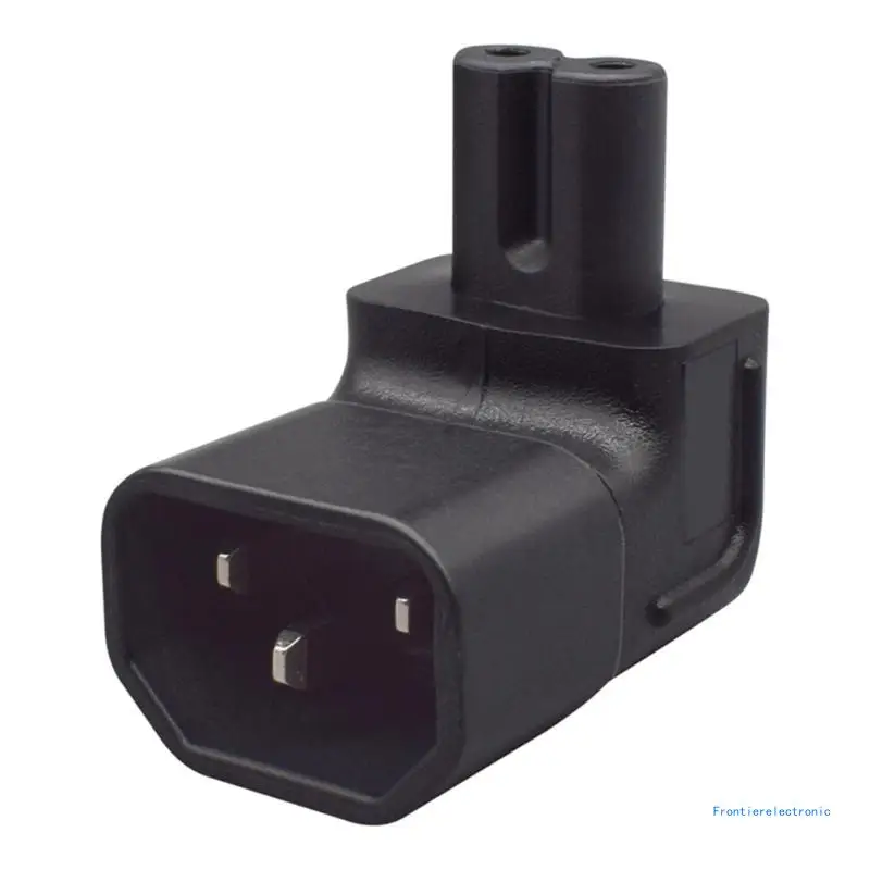 

PVC Power Plug Adapter IEC320 C14 To C7 Figure 8 Male To Female Connection DropShipping