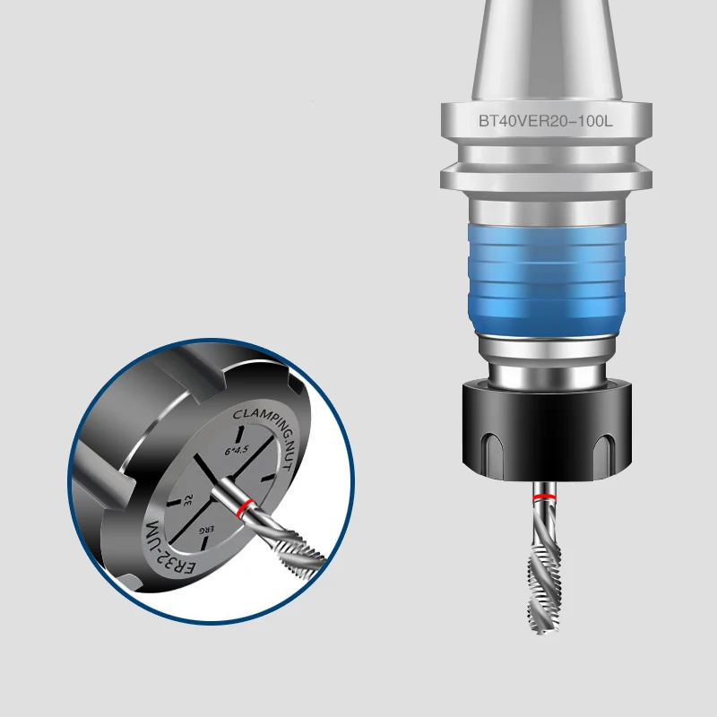 JIMMY BT30 BT40 VER16 VER20 VER25 VER32 Tapping Coollet Chuck Tapping Floating Expandable Toolholder