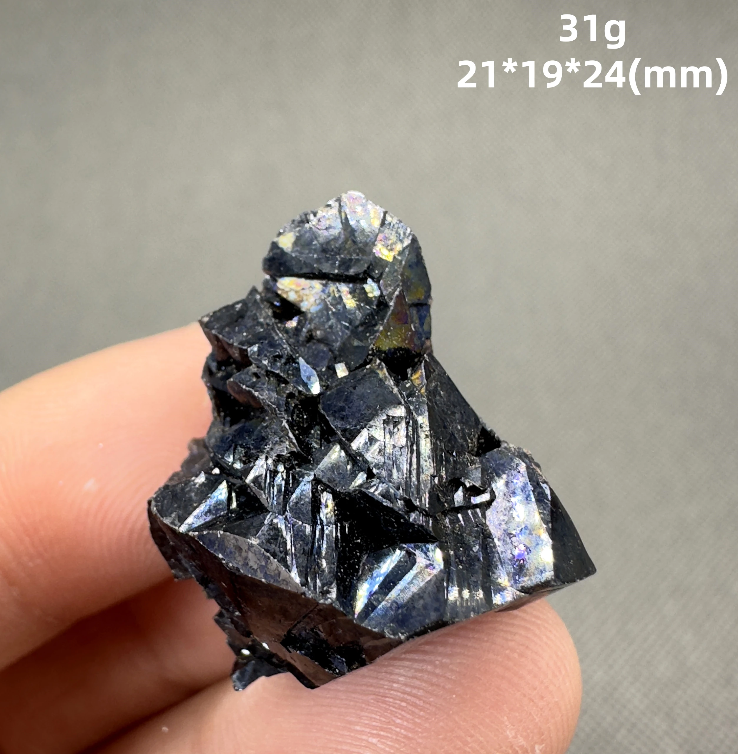 Natural cassiterite mineral specimen + healing quartz crystals and stones rock gemstone 3