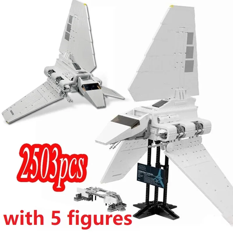 

IN SOCK 2503 pcs Star Moc The Imperial Shuttle Model Building Blocks Toys For Children Compatible with 10212 UCS level