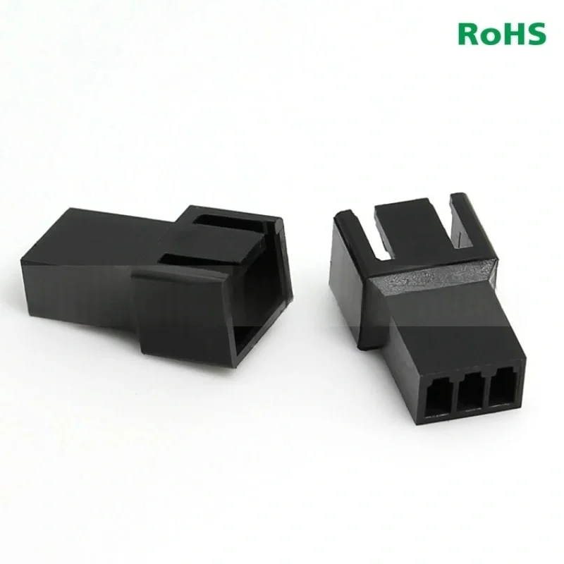 1000PCS black small 3P male/femlae plug for PC computer ATX 2510 2540 ...