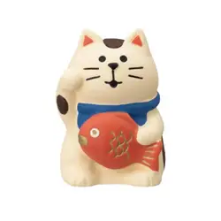 Charming Zakka Cat Resin Figurine (A1)