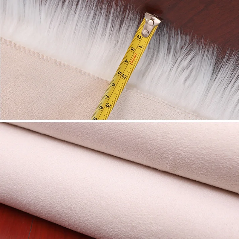 Imitation Sheepskin Carpet For Living Room Fluffy Plush Sofa Cushion Luxurious Faux Fur Rugs Kids Bedroom Bedside Foot Mat White 5