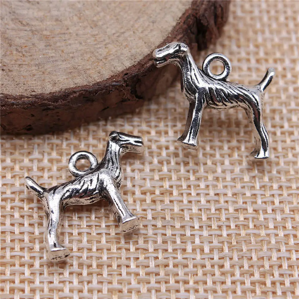 

Nail Charms Greyhound Charms For Jewelry Making 18x15mm 4pcs