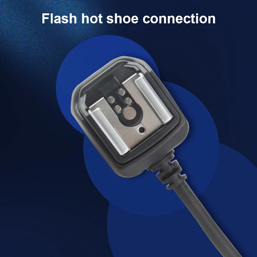 Off-Camera Flash Sync Extension Cord flash trigger for Canon 580EX