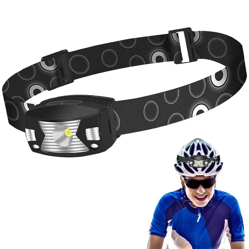 

Rechargeable Headlamps 310 Lumen LED Head Lamp Bright Headlamp Flashlight 5 Modes Beam Headlight IP65 Waterproof Sensor