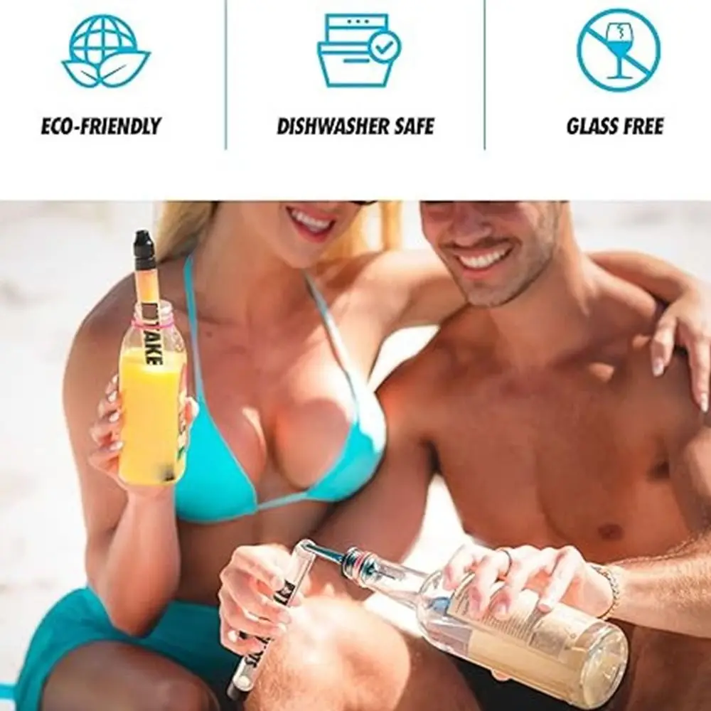 Description Picture 3 of itemShot Straw Transparent Straw Reusable Glasses Drinking Straws Easy to use for Tumbler,Fits All Standard Bottles