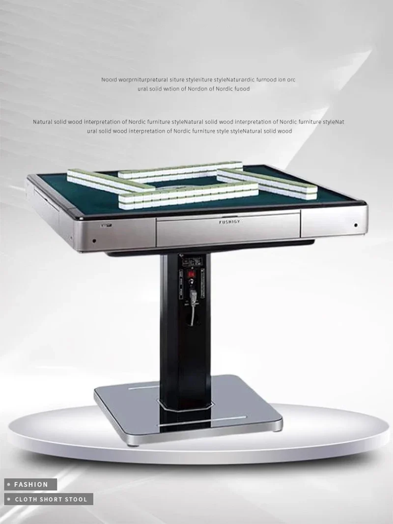 

Advanced Storage Drawer Dining Table Electric Folding Automatic Shuffling Mahjong Table Relax Mesa Comedor Home Furniture LVMC