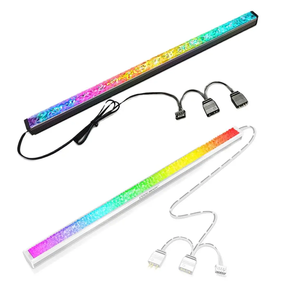 ARGB LED Strip Light 5V 3Pin/Small 4Pin Diamond Magnetic Colorful Atmosphere For PC Computer Case Chassis