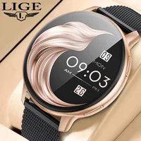 LIGE 2025 Smart Watch Women Bluetooth Call Custom Dials Watches Blood Oxygen Monitor Sport Men Smartwatch Ladies For Android IOS 1