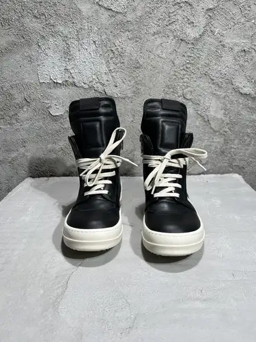 Owen Seak 키즈 하이탑 스니커즈, 여아 남아 정품 가죽, 럭셔리 레이스업, 캐주얼, 봄 스트리트웨어, 블랙 부츠 2