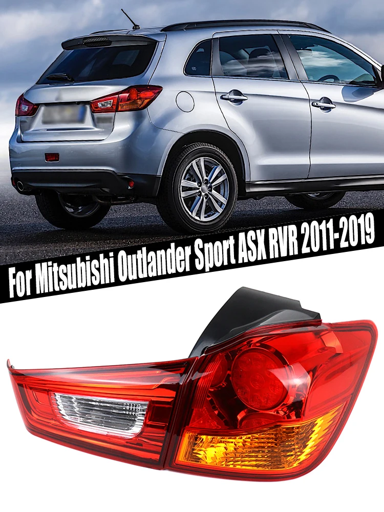 Rear Tail Light Car Accessories For Mitsubishi Outlander Sport ASX RVR 2011-2018 2019 Tail Stop Brake Lamp Turn Signal Fog Light