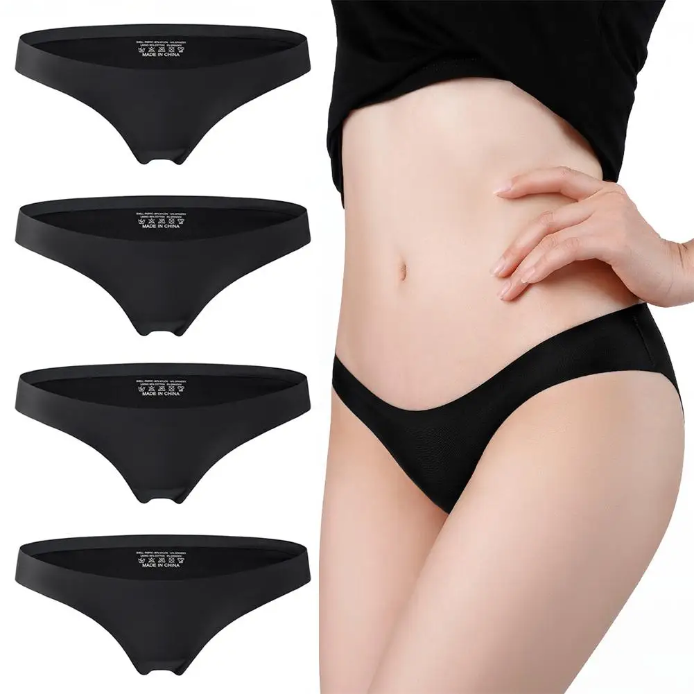 

Cotton Underwear for Women Sexy Bikini Panties Breathable Ladies Underwear Invisible Hipster Panties Briefs Low Rise Underp H1Y5