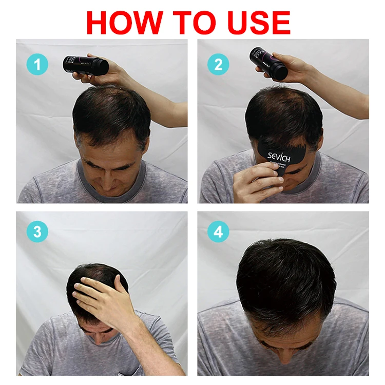 Sevich Hair fiber Spray 25g Keratin Hair Building Fibers Regrowth Powder Hair Root Cover Up Thickening Hair Loss Concealer Spray - Image 3