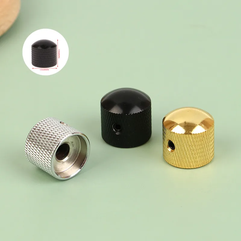 

1Pc Easy To Install Metal Electric Bass Guitar Tone Volume Knob Perfect To Replace The Old Tuning Knob And Prolong The Life