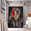 Abstract Lions Oil Paintings on Canvas Modern Colorful Animals Posters and Prints for Home Wall Art Decorative Pictures No Frame 1