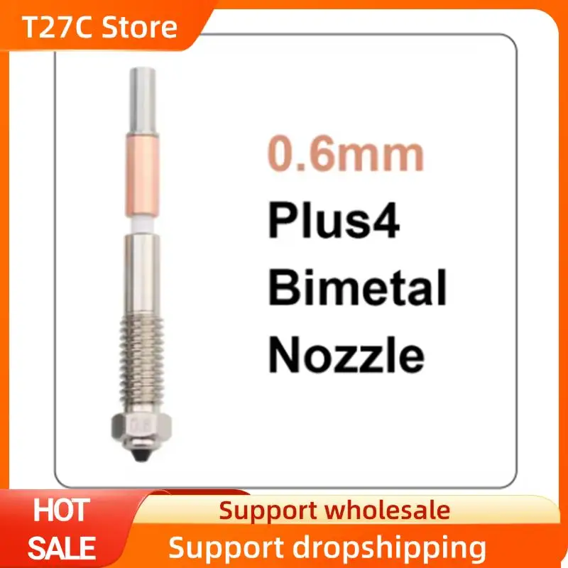 Qidi Plus4용 T27C 0.6Mm 바이메탈 노즐 절연 통합 Qidi Plus4 바..