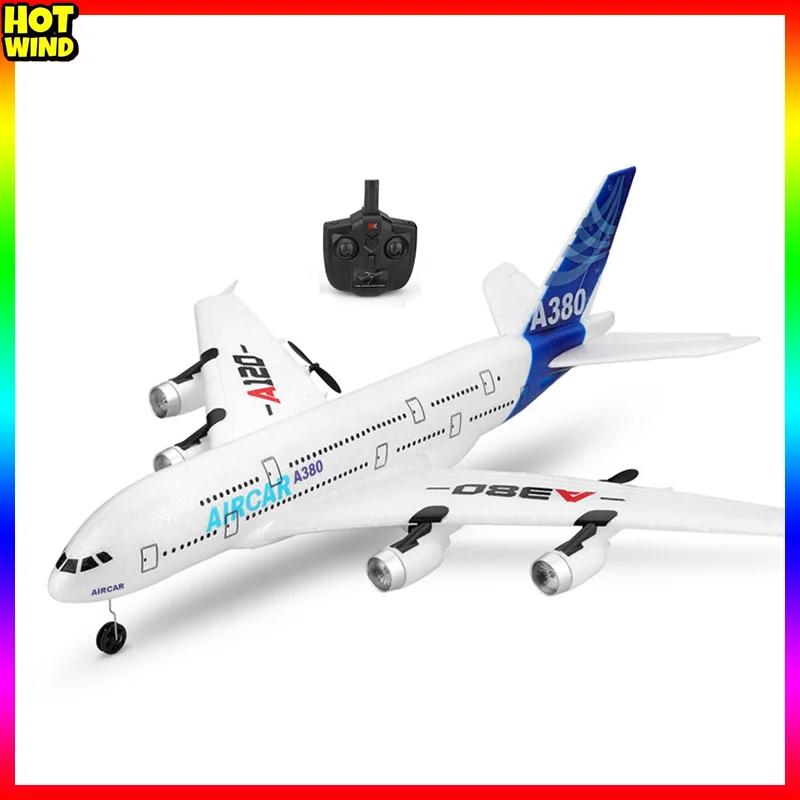 

Wltoys Xk A120 Rc Plane 3ch 2.4g Epp Remote Control Machine Airplane Fixed-wing Rtf A380 Rc Aircraft Model Outdoor Toy For Kids