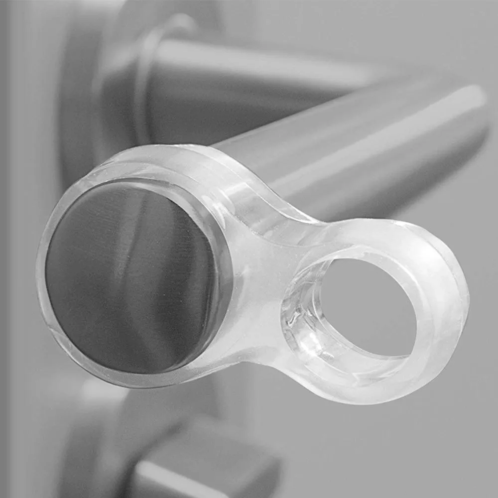 

8pcs Door Stopper Transparent Silica Gel Door Handle Buffer Wall Protection Doorknob Bumper Walls Furniture Protective