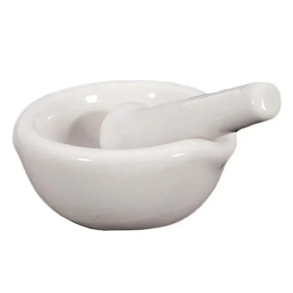 Chinese Style Ceramics Spice Mill Grinder Handheld Seasoning Mills Grinder Kitchen Mortar and Pestle Tools Kit 1 Set