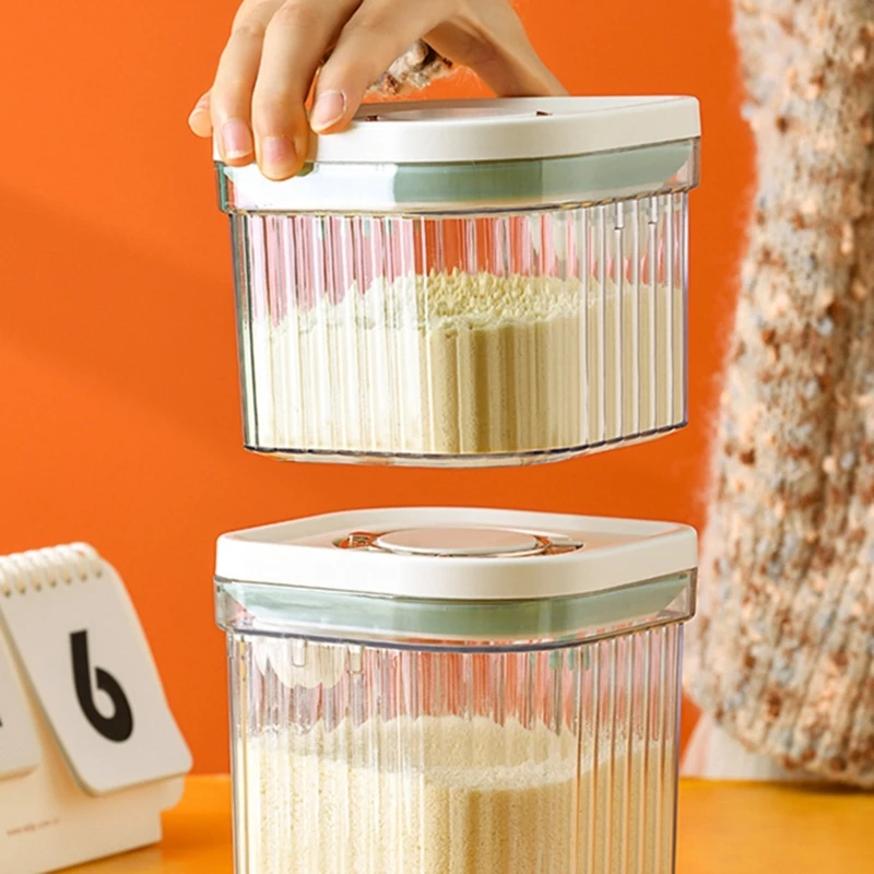Multifunction Baby Storage Box with Moisture Proof Seal Leak Proof Infant Milk Powder Box Easy Carry for Home & Travel