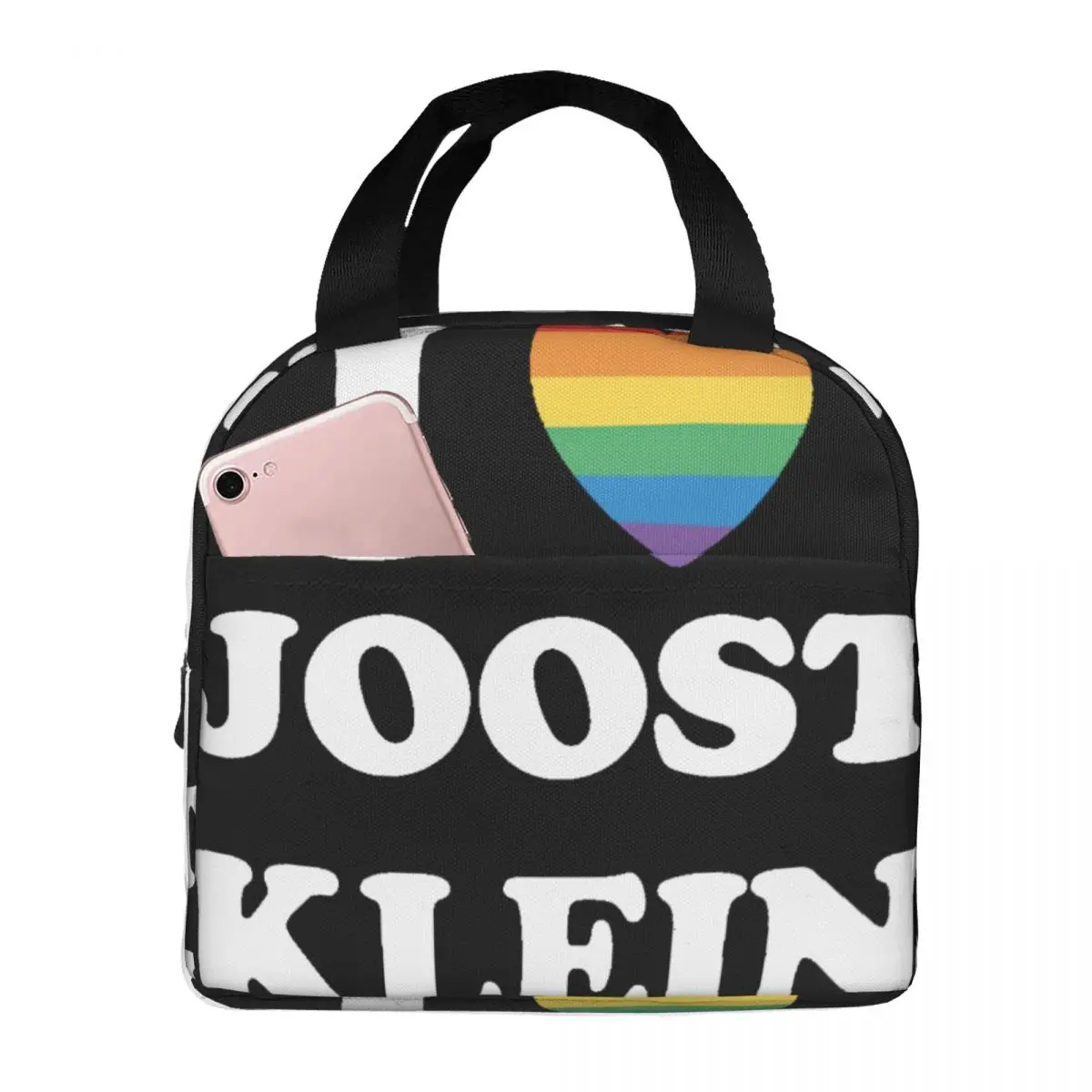 

I Love Joost Klein Lunch Bag Unisex Portable Cooler Insulated Lunch Box Food Bento Box