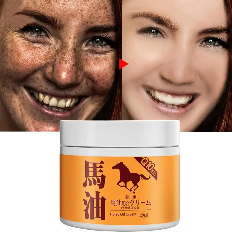Horse Oil Instant Wrinkle Cream Eye Firming Anti-Aging Lifting Moisturizing Cream Removing Fine Lines Skincare