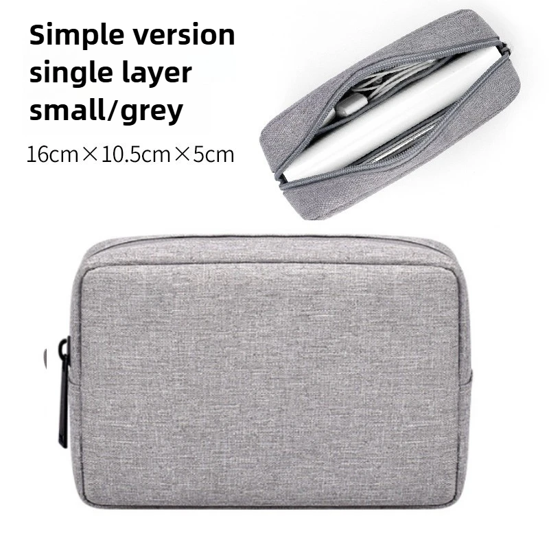 Travel Essentials Pouch Organizer for USB Cables Earphones Gadgets Storage thumbnail 4
