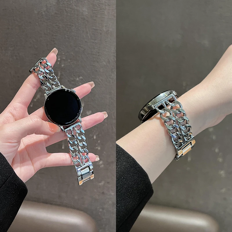 Universal Metal Bracelet Band, 22mm-20mm, Premium Watch Strap Replacement