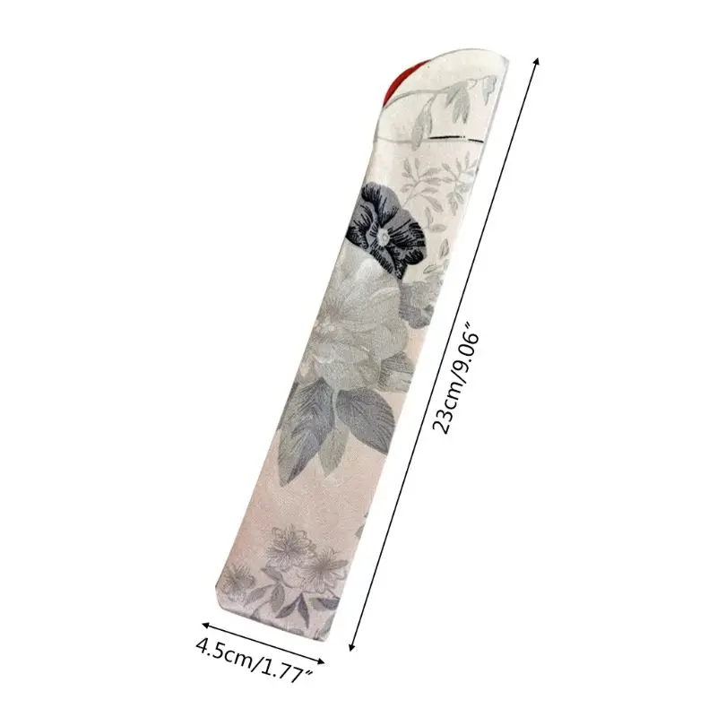 Elegant Folding Hand Fan Bag Holder Dustproof Protector Case Cover Wedding Party Gifts folding fan hand fan