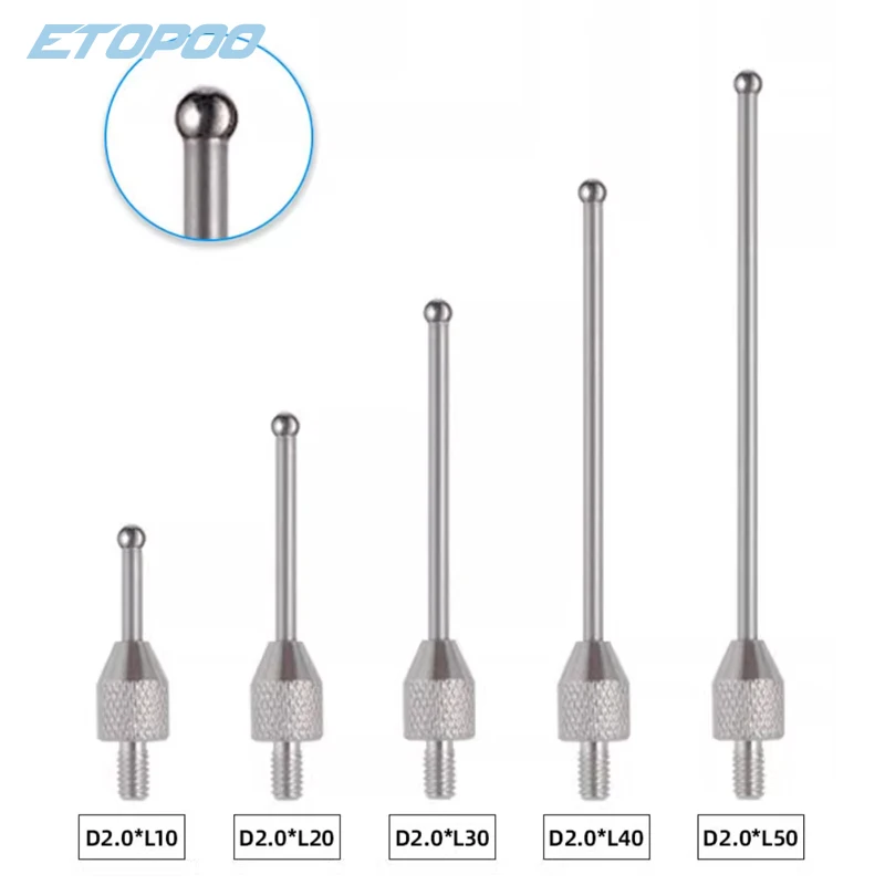 Set Astine Di Estensione Per Indicatore Digitale - Diametro 4,5 Mm, Filettatura M2,5 | 17 Pezzi Per Misure Di Precisione - Foto 6