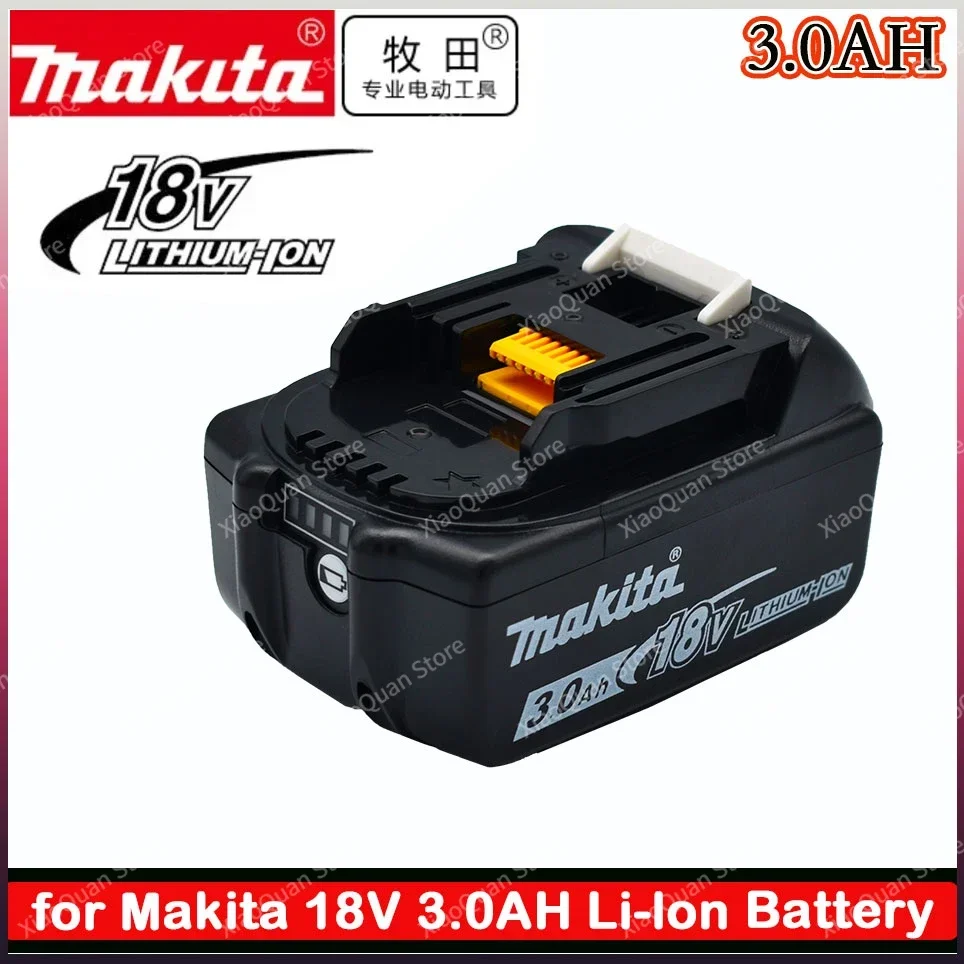 

Makita 100% original 18V 3000mAh Makita lithium-ion rechargeable power tool 18V replacement battery BL1860 BL1830 BL1850 BL1860B