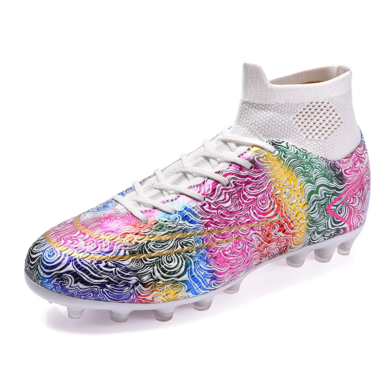 Men Soccer Shoes FG/TF Football Boots For Youth Indoor Non-slip Futsal Training Cleats Footwear High QA Outdoor Unisex Sneakers